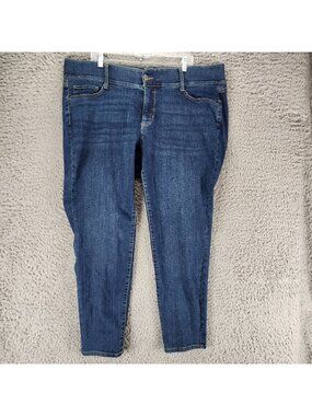 Ana Jeans Womens 20W Blue Stretch Denim Skinny